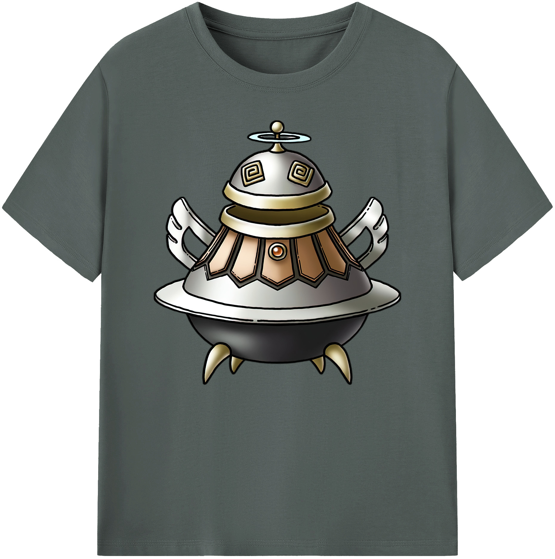 （画像用） ドラゴンクエスト Doragon Kuesuto Dragon Quest 綿100％ メンズ半袖Tシャツ｜肌触りやわらか＆通気性